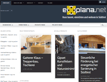 Tablet Screenshot of explana.net